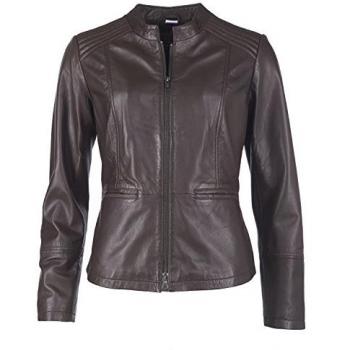 Lederjacke JCC Era Gr. 44, braun, Damen