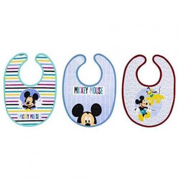 Conjunto de 3 Baberos Rizo Mickey