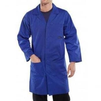 B-Click Workwear Blue Size 44 Warehouse Coat
