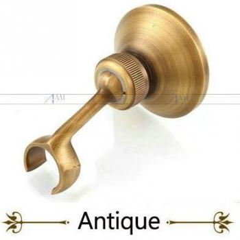 Retro Brass Shower Head Wall Hook