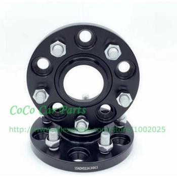 2pcs 15mm Widened Flange Hubcentric Wheel Spacer PCD 5X114.3 for Honda