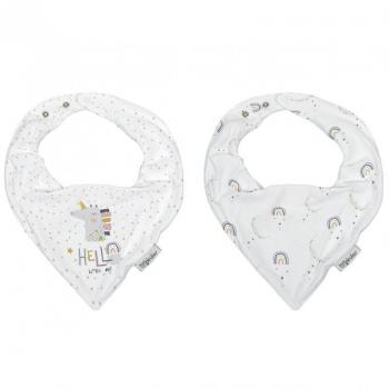 Set de 2 baberos/bandanas de unicornio para bebés
