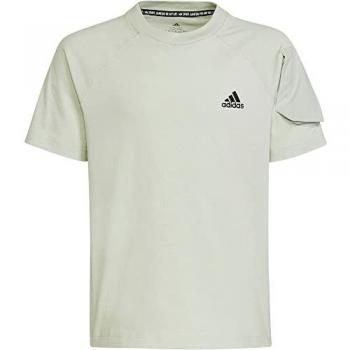 Adidas GameDay Green Boys’ Short Sleeve Top – 11‑12