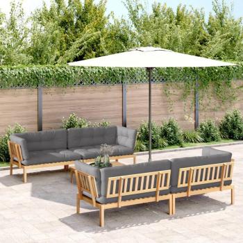 VidaXL Outdoor Living Pallet Sofa Set – 5 Piece, Solid Acacia