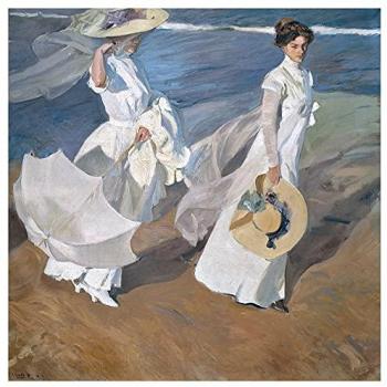 Œuvre aquatique Bord de Mer – 90×90 cm – Legendarte