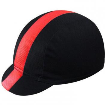 Casquette de vélo légère à rayures simples