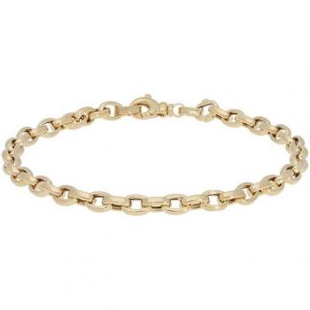 Goldene Armkette FIRETTI 585, Ankermotiv, 4,3 mm breit