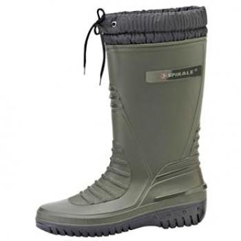 PVC-Winterstiefel SPIRALE, gefüttert und isoliert, in Grün, Größe 44