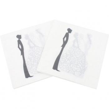 20-Piece Wedding Party Napkin Collection