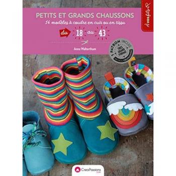 Petits et grands chaussons : 14 modèles à coudre