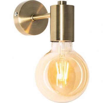 Lampada da parete tonda bronzo