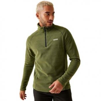 Regatta Kenger Fleece met Halve Rits Heren Nephriet Groen, Maat 3XL