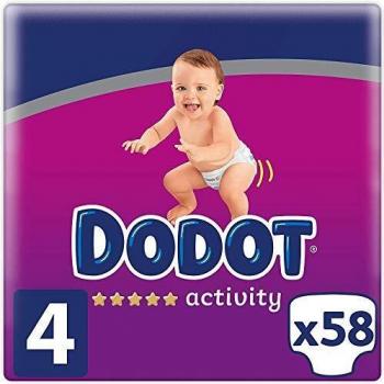 Dodot Activity Diapers Size 4 58 Pack