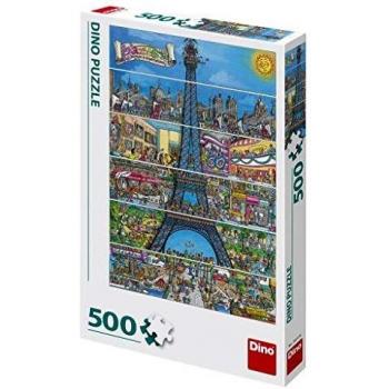 Parisian Eiffel Tower Puzzle, 500 Teile – Dino Toys 502376