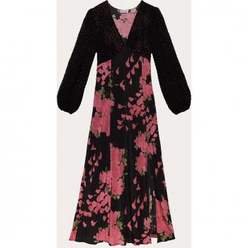 Rixo: Vestido Midi de Seda para Ocasiones Especiales