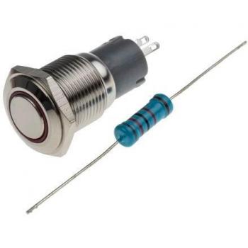 Rs Pro Taster mit rotem Edelstahlring