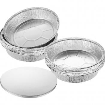 RápidoFuego Sartenes con Tapa y Bandeja de Papel Metal