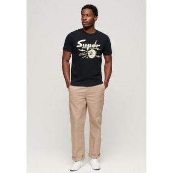Camiseta Casual Retro Rocker de algodón Superdry