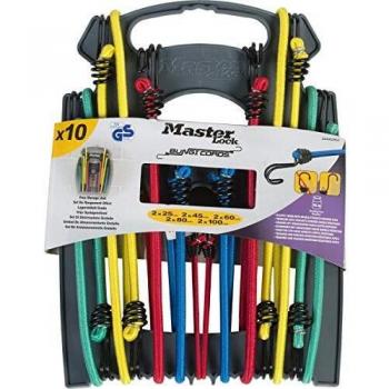 Cuerdas elásticas de 25 cm Master Lock