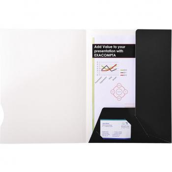 Carpetas de Presentación EXACOMPTA CHROMOLUX (DIN A4) Blanca – Paquete 20