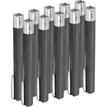 ANSMANN 10x LED Stiftleuchte PLC15B mit Cliptaste und AAA Batterien