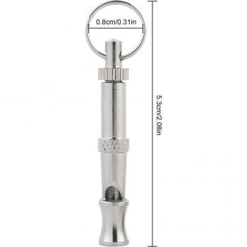 Portable Keychain Dog Training Whistle with Adjustable Sound