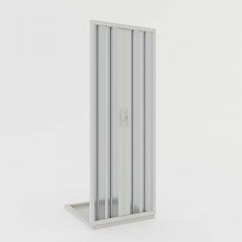 Porte de douche réductible Idralite Giglio 185 cm, ouverture centrale 100 cm