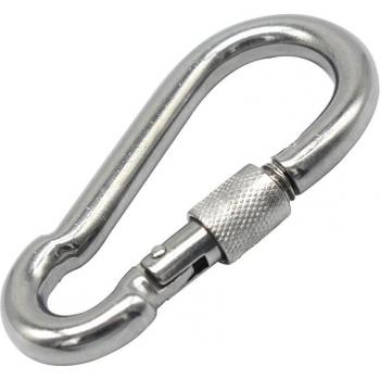 4-Inch Safety Chain Carabiner with Lock