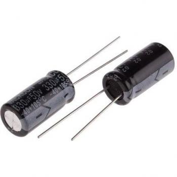 Condensateur électrolytique RS PRO 330µF 50V