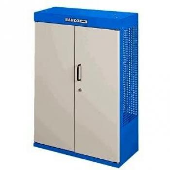 Wandmontierter Werkzeugschrank, blau, 2 Türen