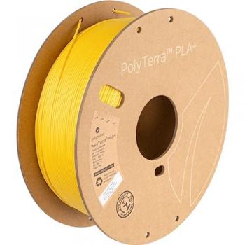 Yellow PolyTerra PLA+ Stiffness Boost 1.75 mm Filament – 1000 g (PA05001)