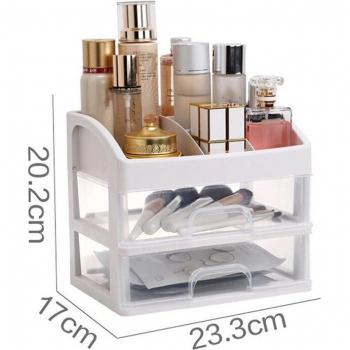 Almacenamiento de escritorio para maquillaje