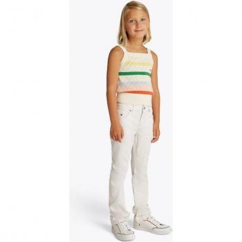 Tommy Hilfiger Moderne Flare Jeans in Weiß