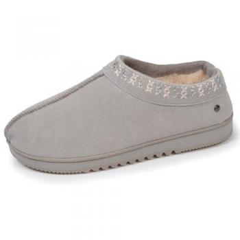 Isotoner Chaussons Semelle Confort Gris Femme