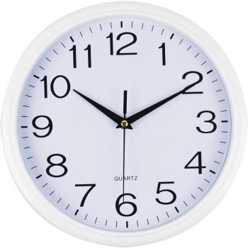 Italplast 30cm Round Wall Clock White Frame
