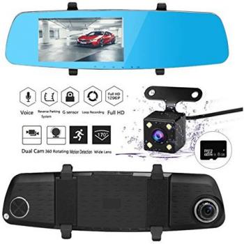 Camera per auto con doppia visione notturna Full HD