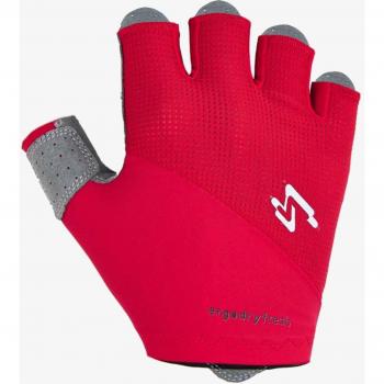 Spiuk Anatomic Kurzfingerhandschuhe rot/grau