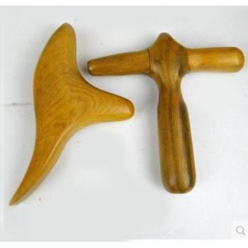 Bâton de massage des pieds en bois