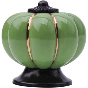 Pomelli Mobili Zucca Verde scuro – Kit vintage da 5 unità