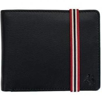 Visconti Bond Collection Men's BBD707 RFID Protected Leather Wallet with Elastic Closure