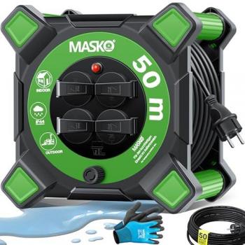 KESSER MASKO® Gerätetrommel mit Thermoschutz und Tragegriff