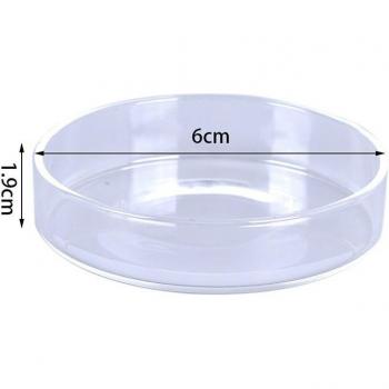 Aquarium Clear Glass Shrimp Feeding Tray