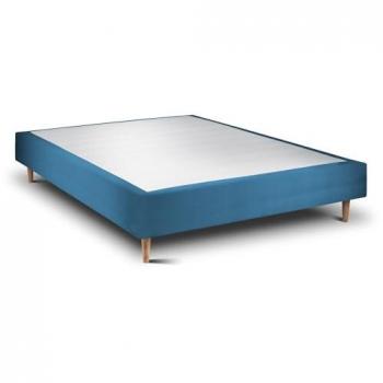 Prestige Literie Sommier Tapissier Velours Taupe H35cm