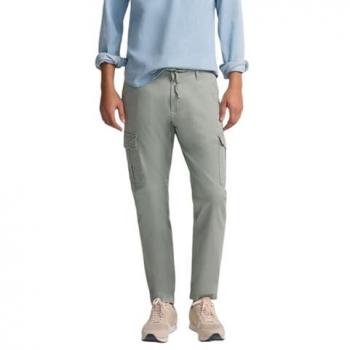 Pantalón Sport Jogger Cargo Verde Gris para Hombre Silbon Talla 44