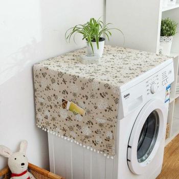 Geometrische Abdeckung für Kühlschrank und Waschmaschine