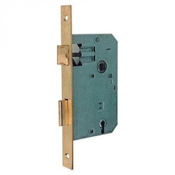 Serratura Q.8/70 bronzata 50 s/gaccia