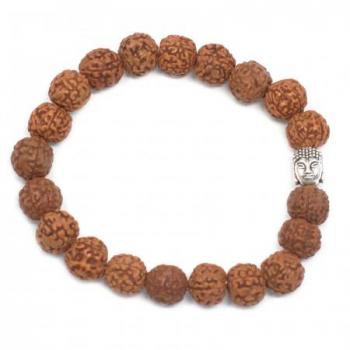 Buddha Rudraksha Mala Bracelet