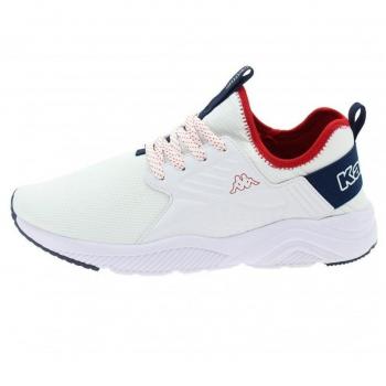 Tênis Casual KAPPA 36161RW SAN PUERTO A26 Branco-Vermelho-Azul Marinho