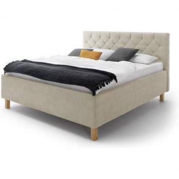 Polsterbett „San Remo“ – Bettkasten, beige – Höffner Modell