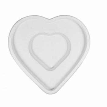Plafoniera a Forma di Cuore 63W, LED in Alluminio, 4000K/6500K, IP22